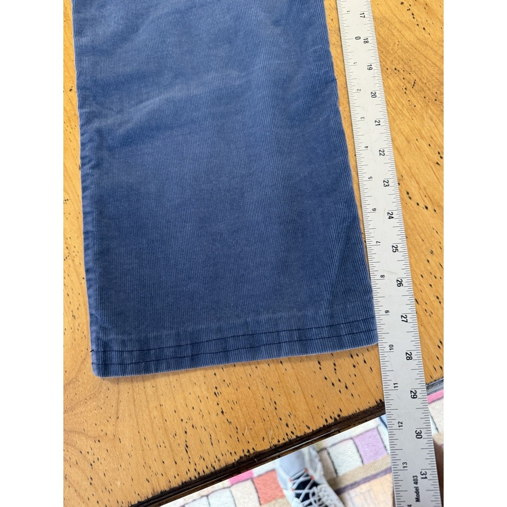 Travis Mathew 38x28 Blue Corduroy Straight Leg Cords Pants Golf Stretch - Picture 8 of 10